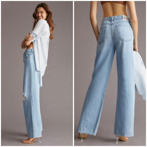 💕MOTHER SNACKS!💕 The Fun Dip Puddle Jeans ~ Lots Of Nibbles 26 NWT - Picture 4 of 16